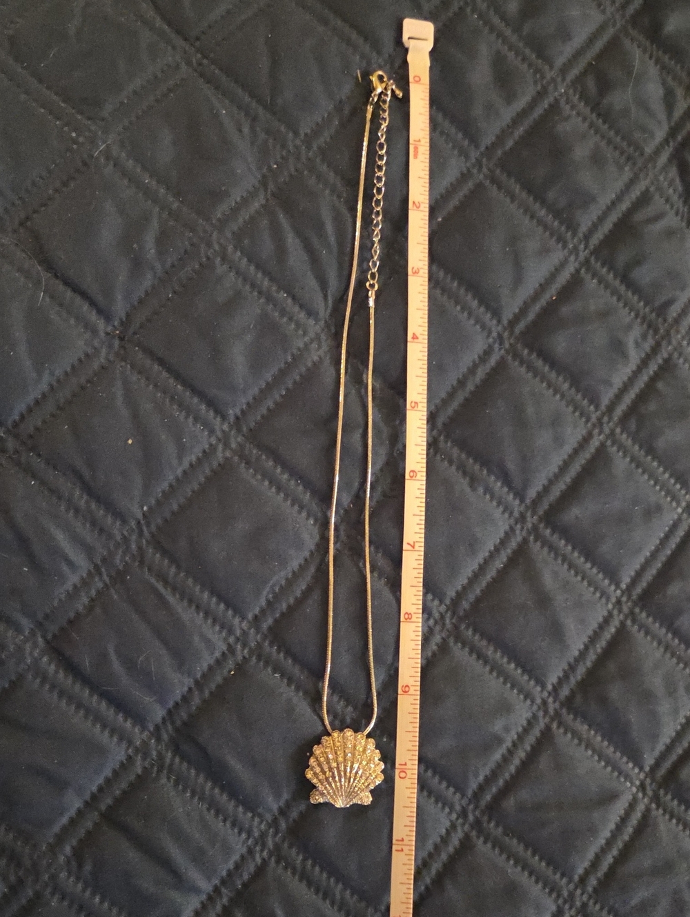 Silver Shell Pendant Necklace - Women's Jewelry - Picture 4 of 7